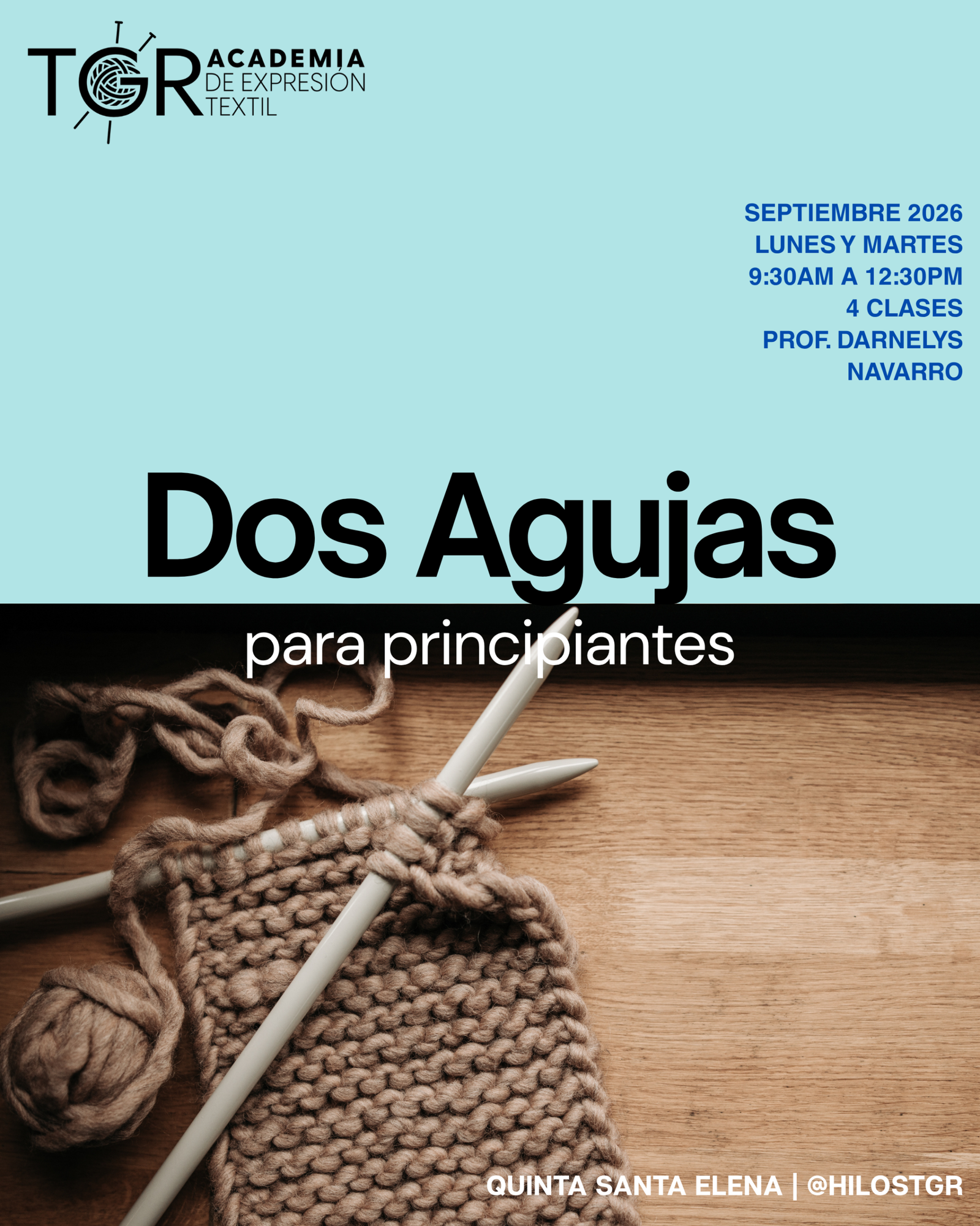 Dos Agujas para principiantes