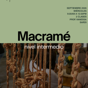 Macramé para nivel Intermedio